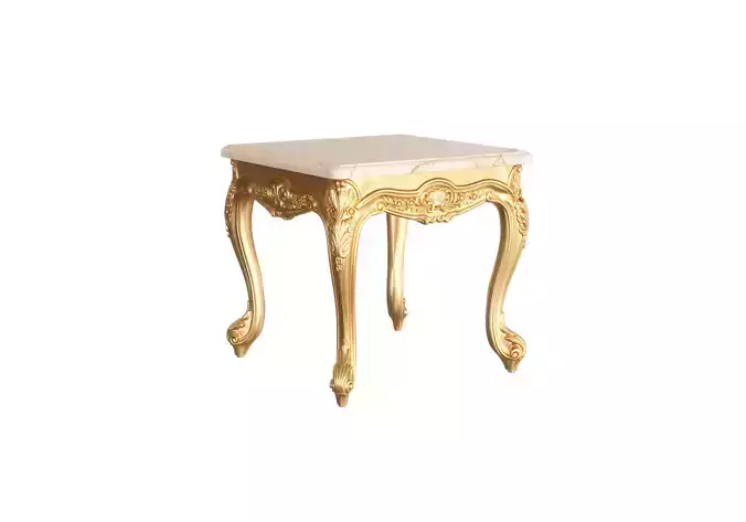 Timeless golden side table by Modenese