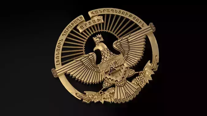 Karabakh  sculpture 3DM STL OBJ model for 3D printing and CNC