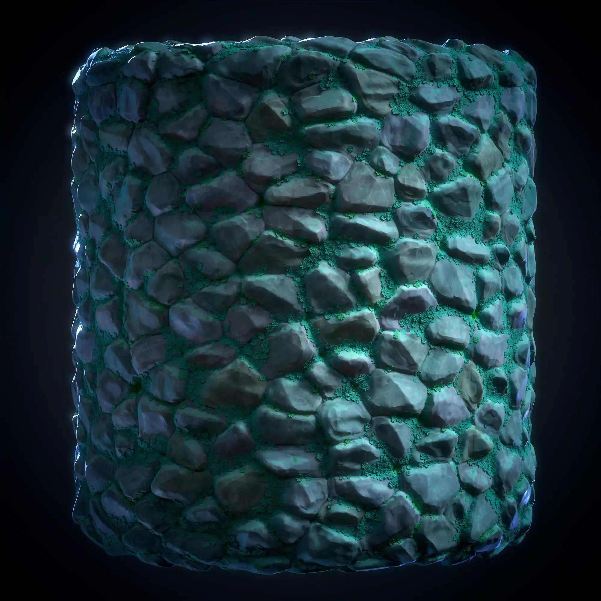 Ghibli Stone Floor Material - VOL 09 - Maps - SBsar Texture_0