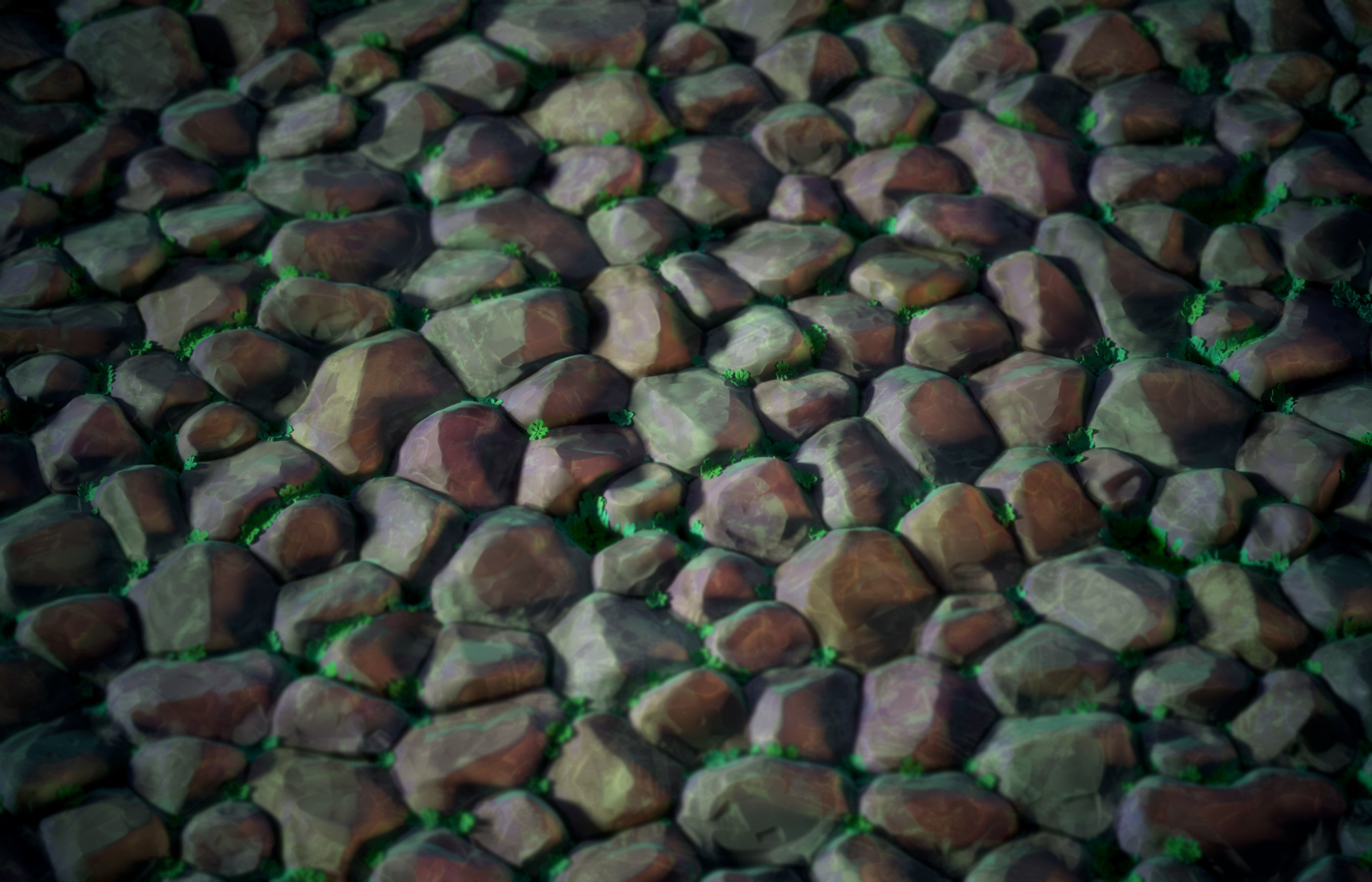 Ghibli Stone Floor Material - VOL 09 - Maps - SBsar Texture_6