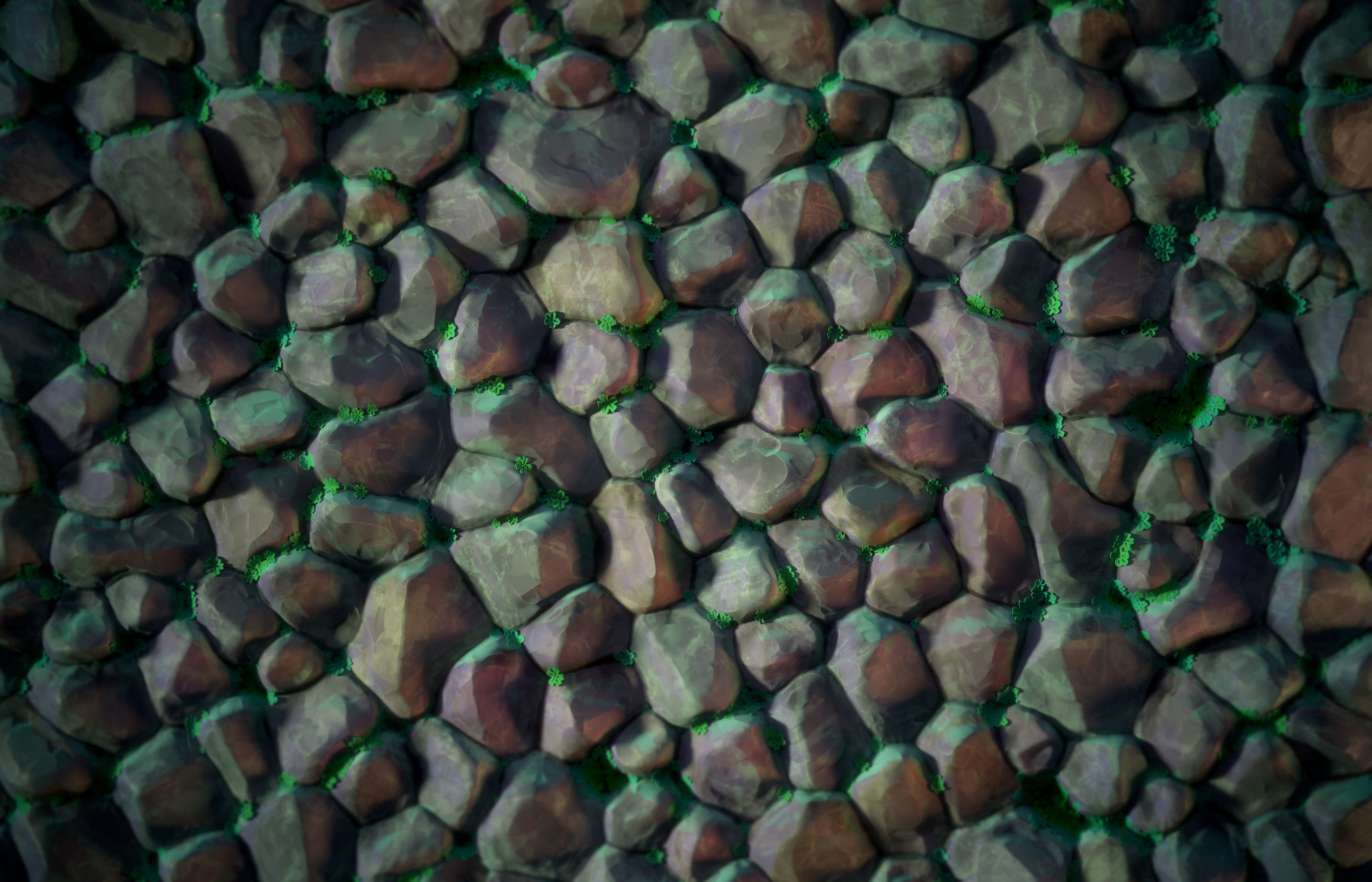 Ghibli Stone Floor Material - VOL 09 - Maps - SBsar Texture_5