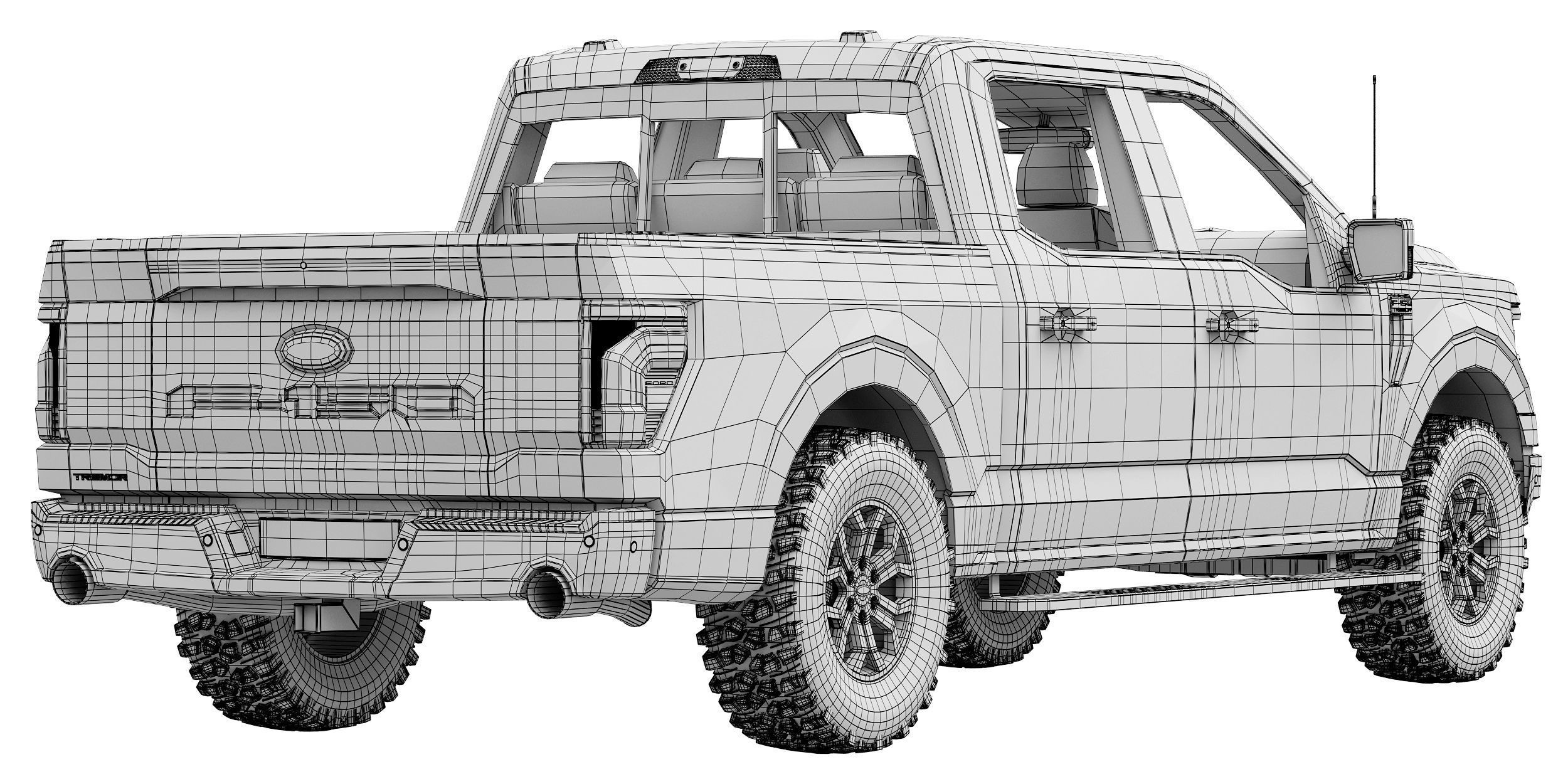 F-150 Tremor 2024 3D model_16