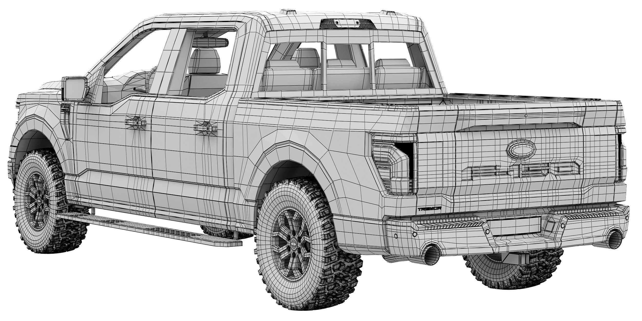 F-150 Tremor 2024 3D model_15