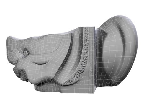 Human ear 3D model_16