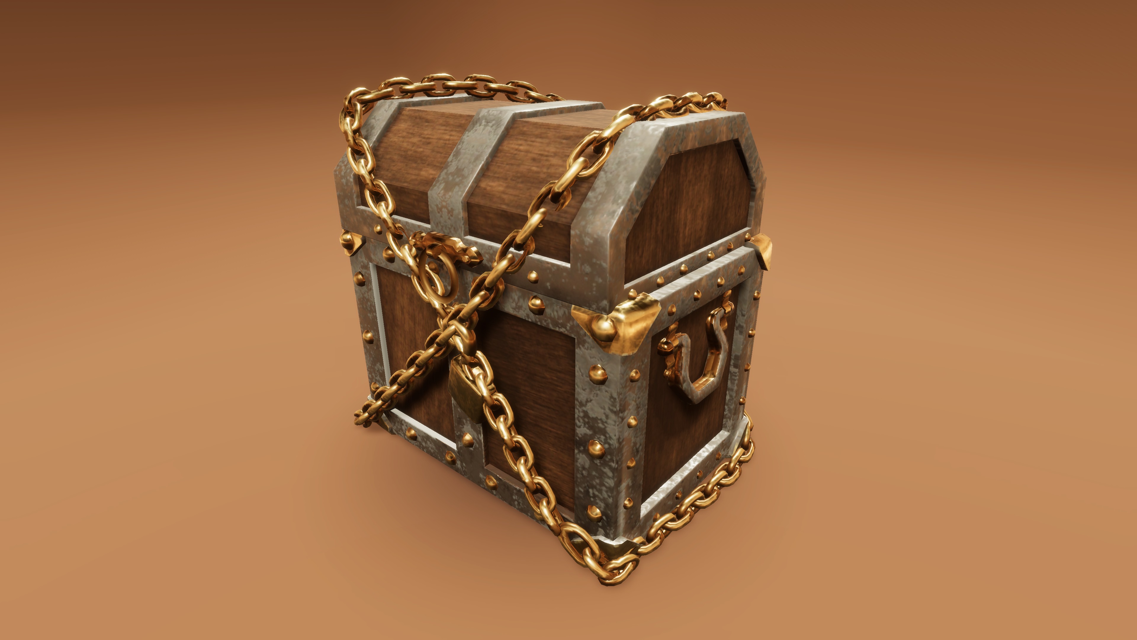 Stylized 3D Treasure Chest Pack for RPG Loot and Rewards 3D model_2