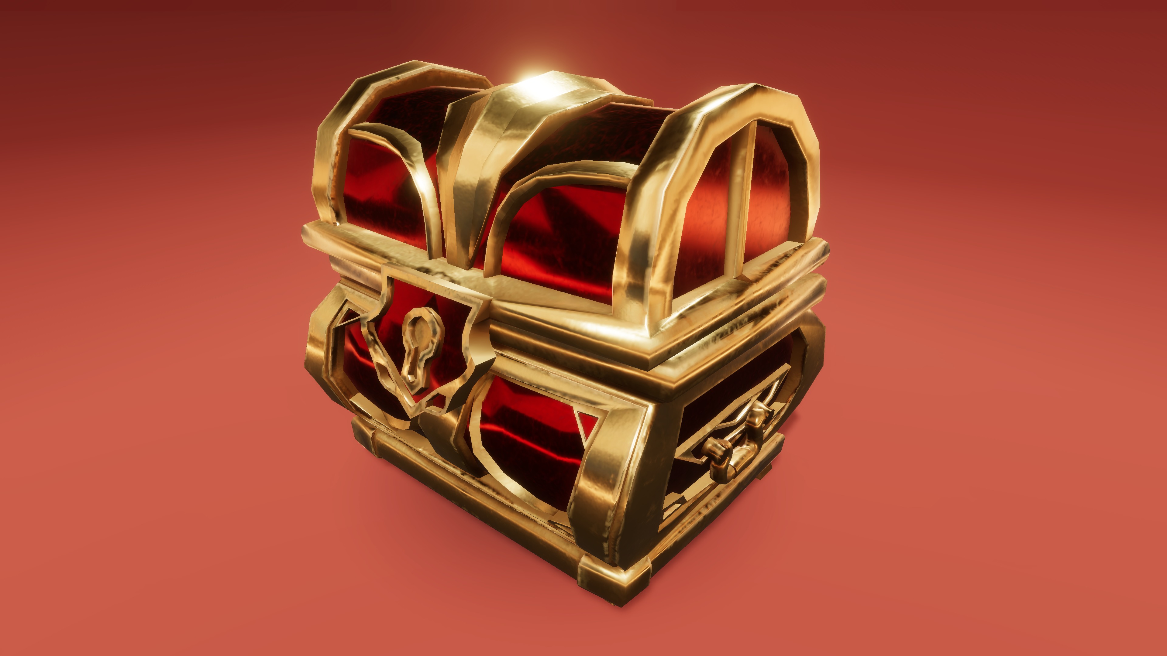 Stylized 3D Treasure Chest Pack for RPG Loot and Rewards 3D model_4