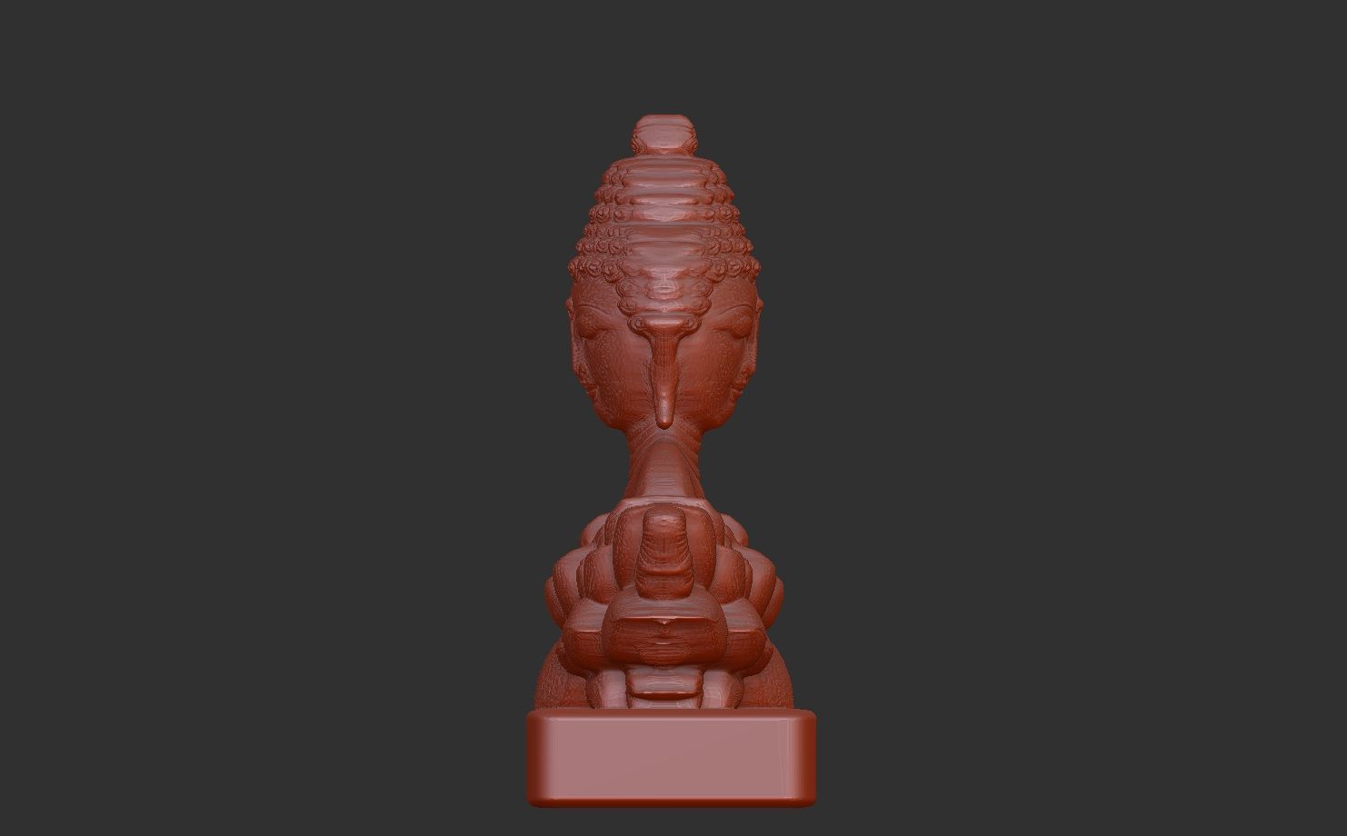 buddha car dashboard decor 3D print model_8