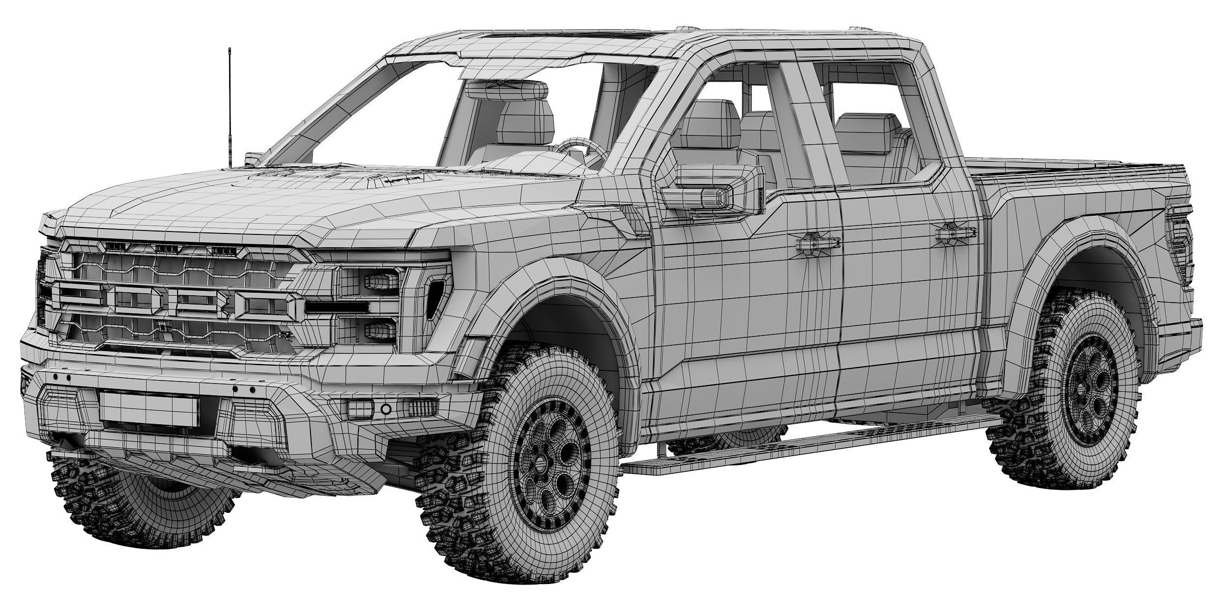 F-150 Raptor 2024 3D model_13
