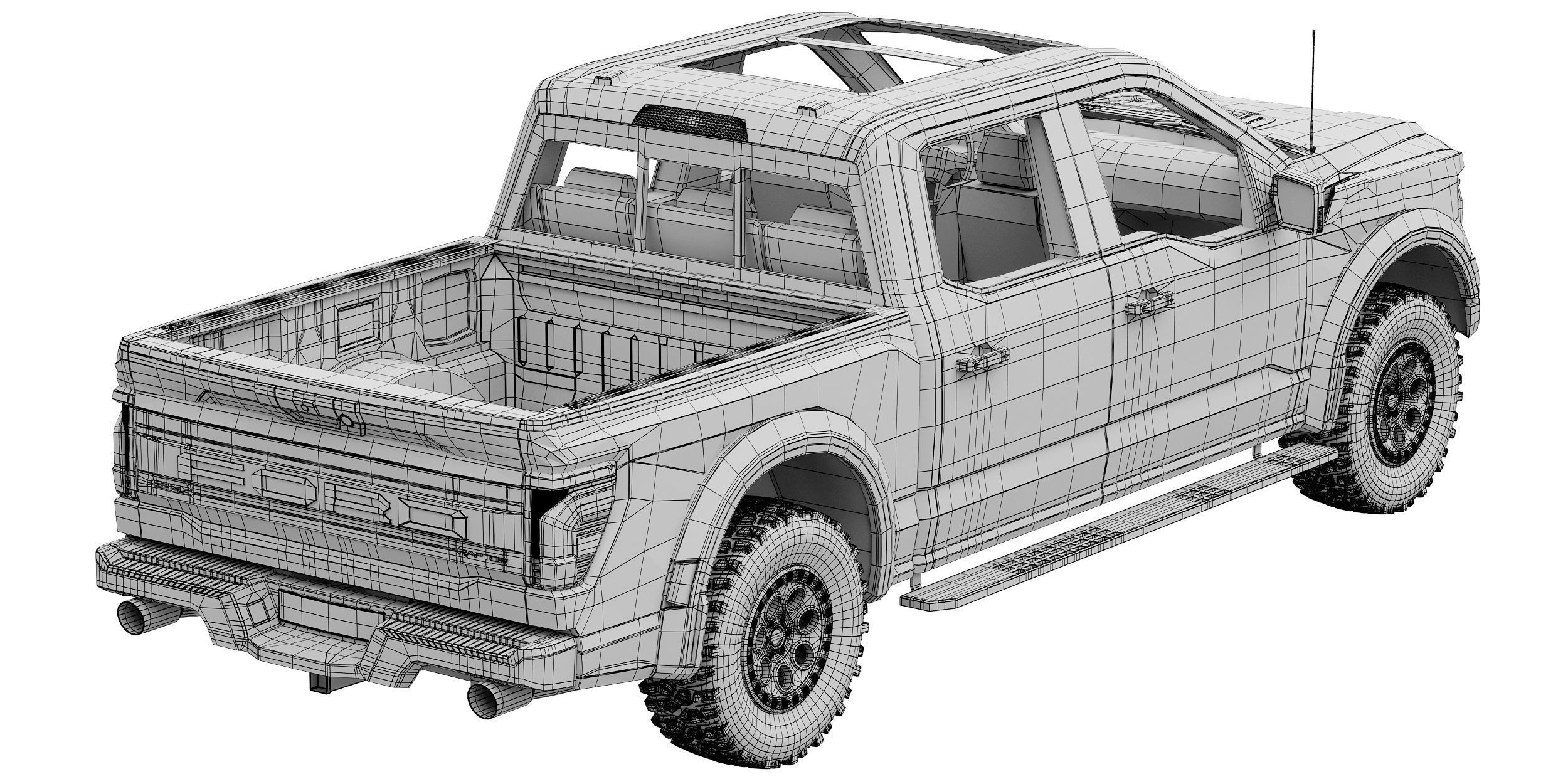 F-150 Raptor 2024 3D model_17