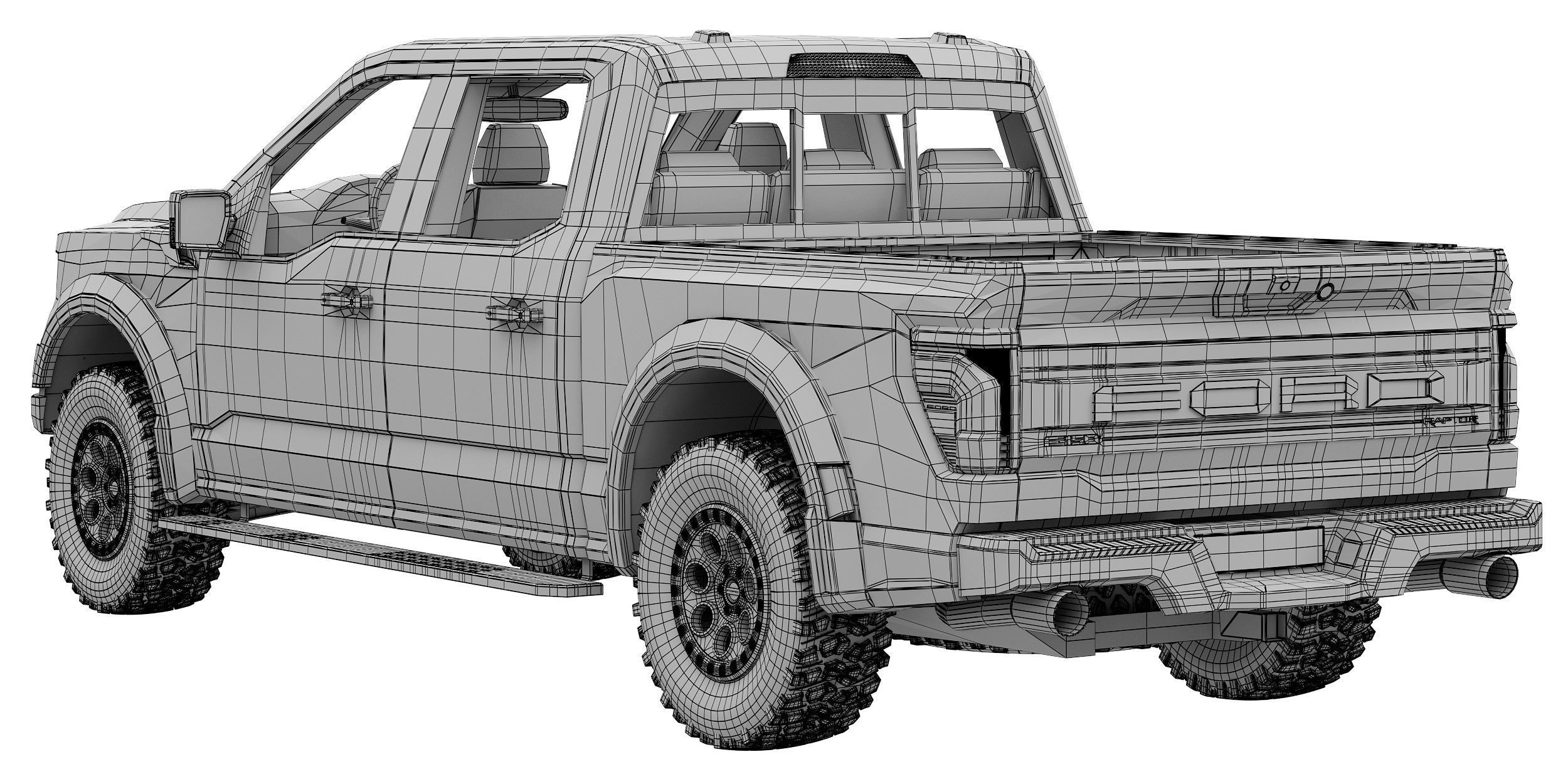 F-150 Raptor 2024 3D model_15