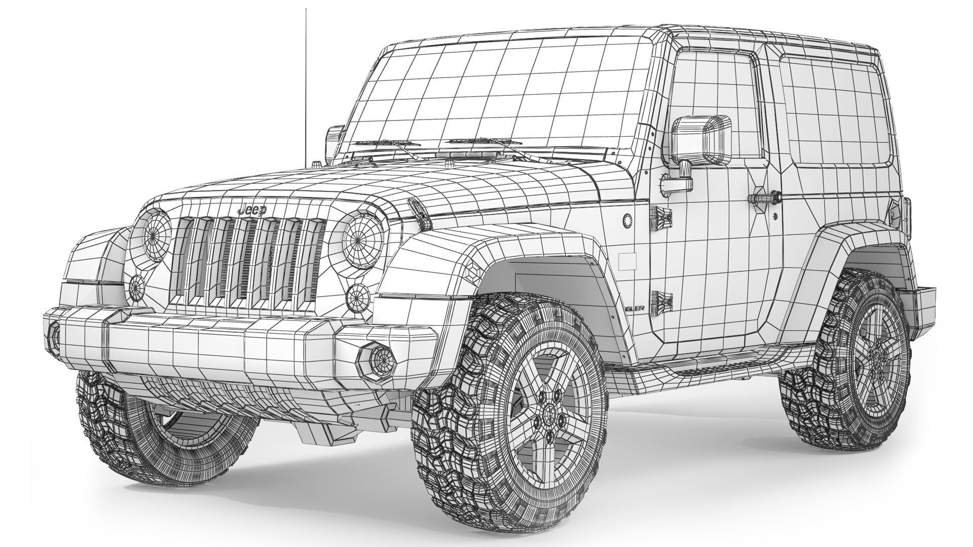 Jeep Wrangler Arctic 2012 3D model_8