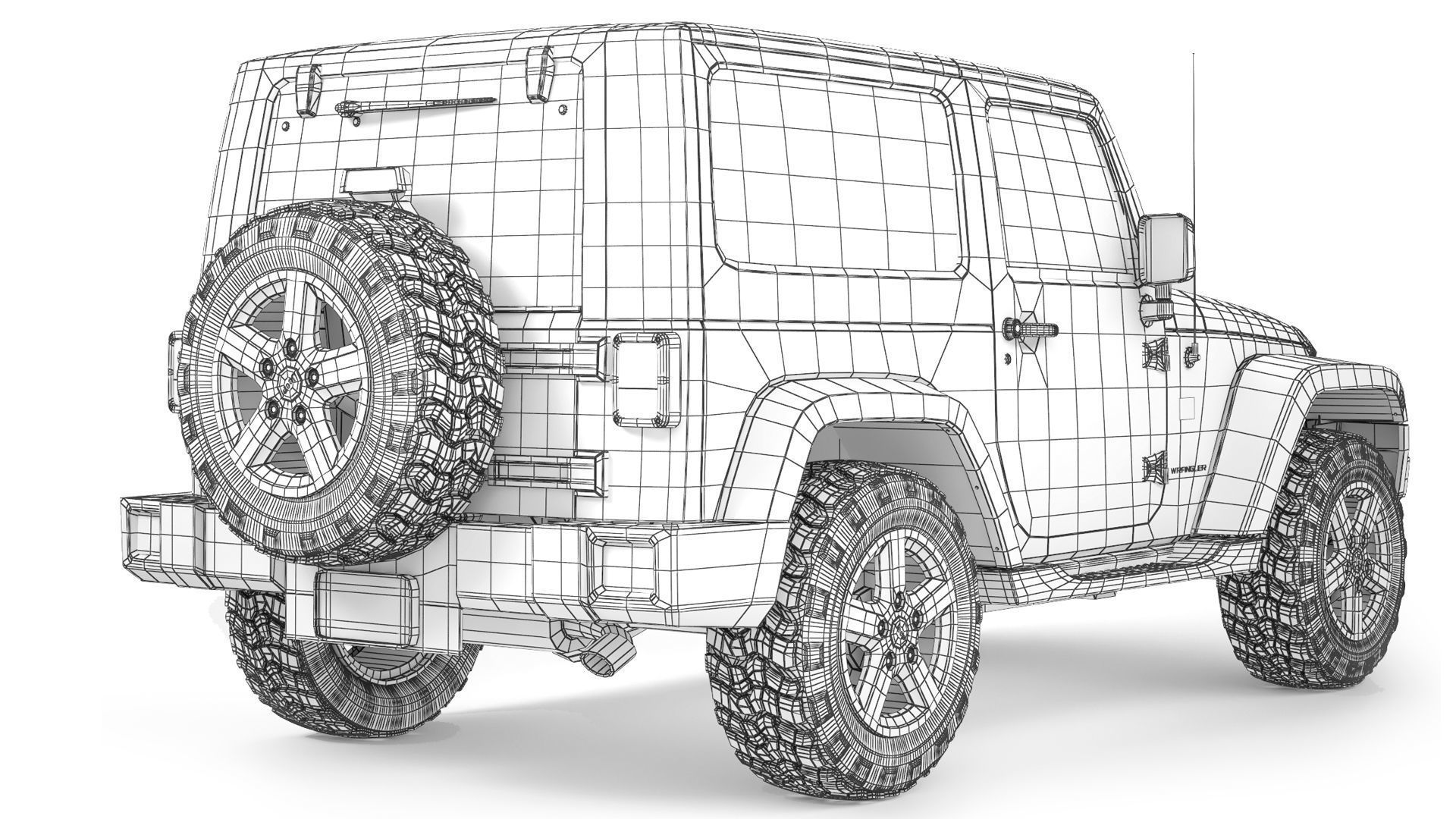 Jeep Wrangler Arctic 2012 3D model_9