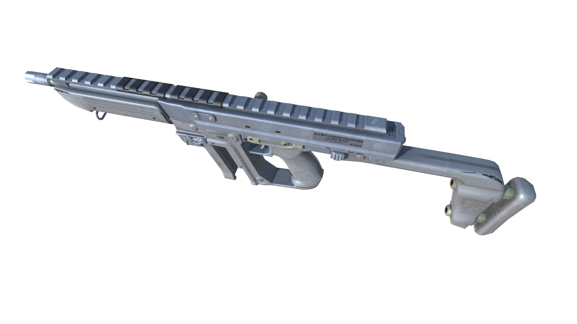 35-Blishlok-gun model 3d game ready model Low-poly 3D model Low-poly 3D model_6