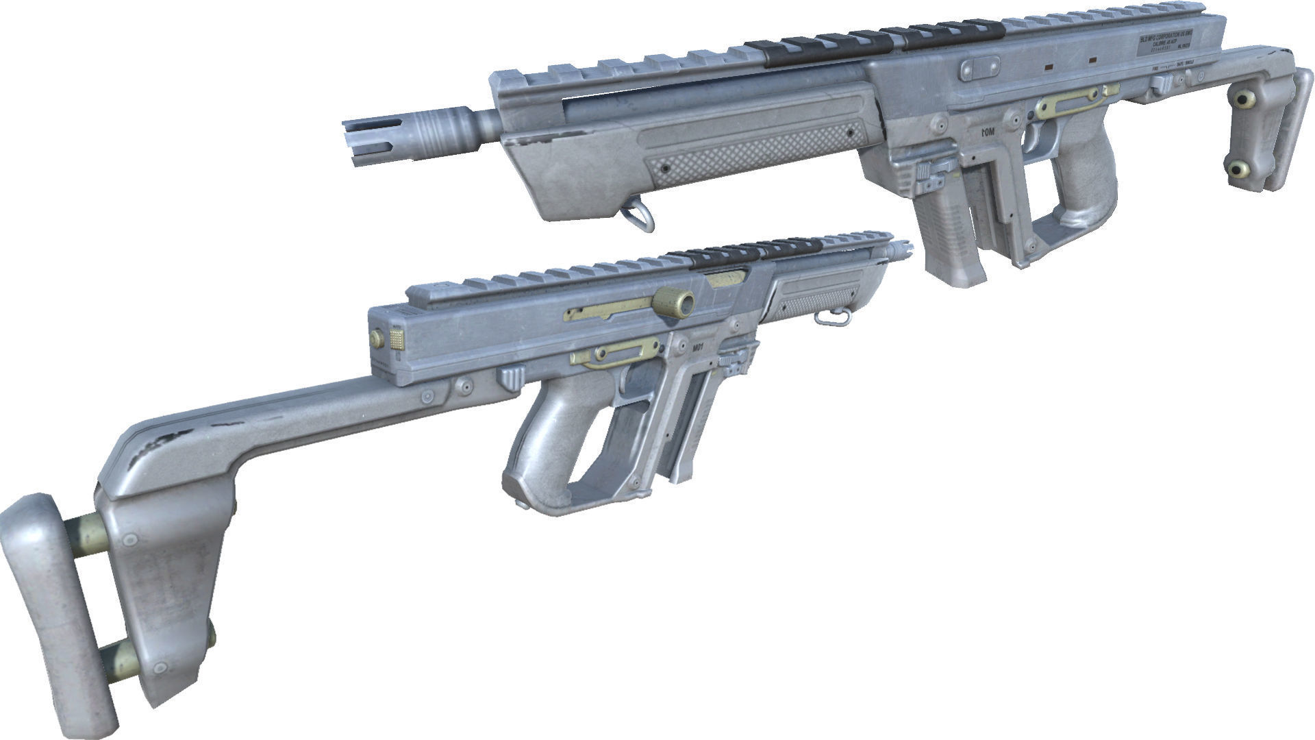 35-Blishlok-gun model 3d game ready model Low-poly 3D model Low-poly 3D model_34