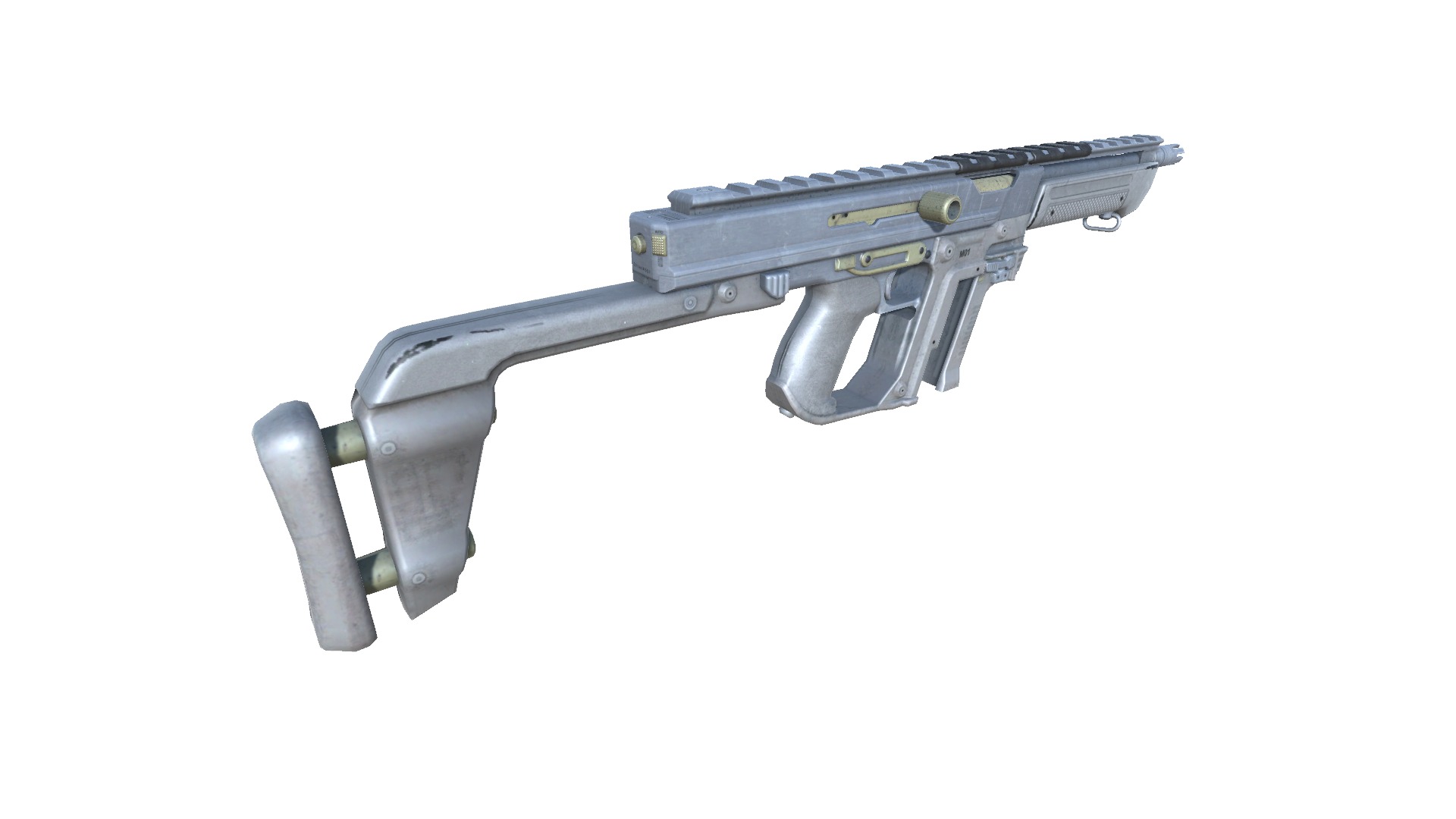 35-Blishlok-gun model 3d game ready model Low-poly 3D model Low-poly 3D model_32