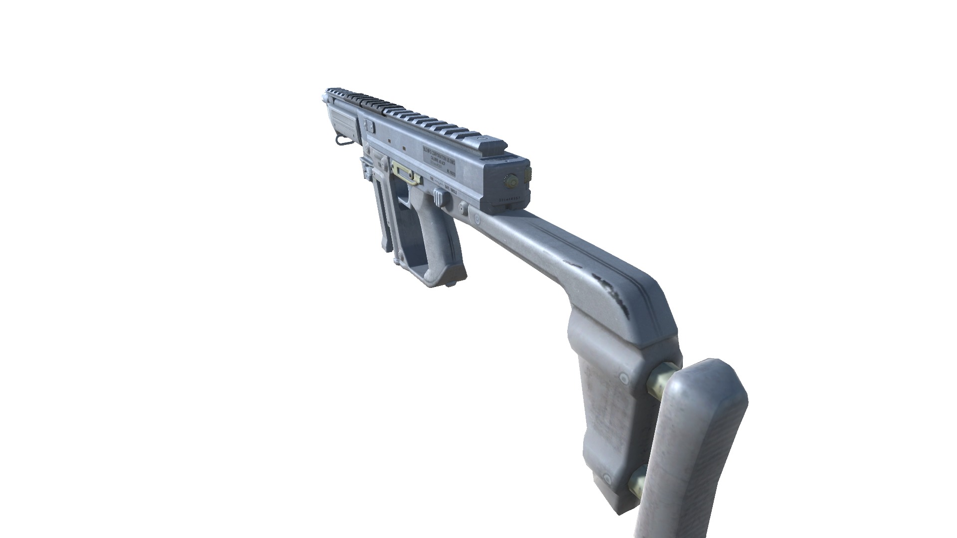 35-Blishlok-gun model 3d game ready model Low-poly 3D model Low-poly 3D model_40