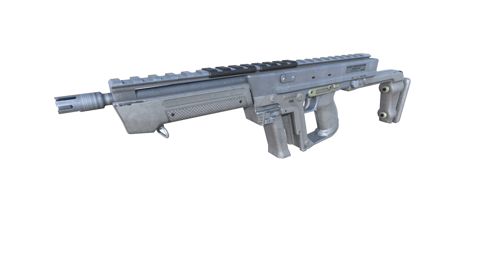35-Blishlok-gun model 3d game ready model Low-poly 3D model Low-poly 3D model_31