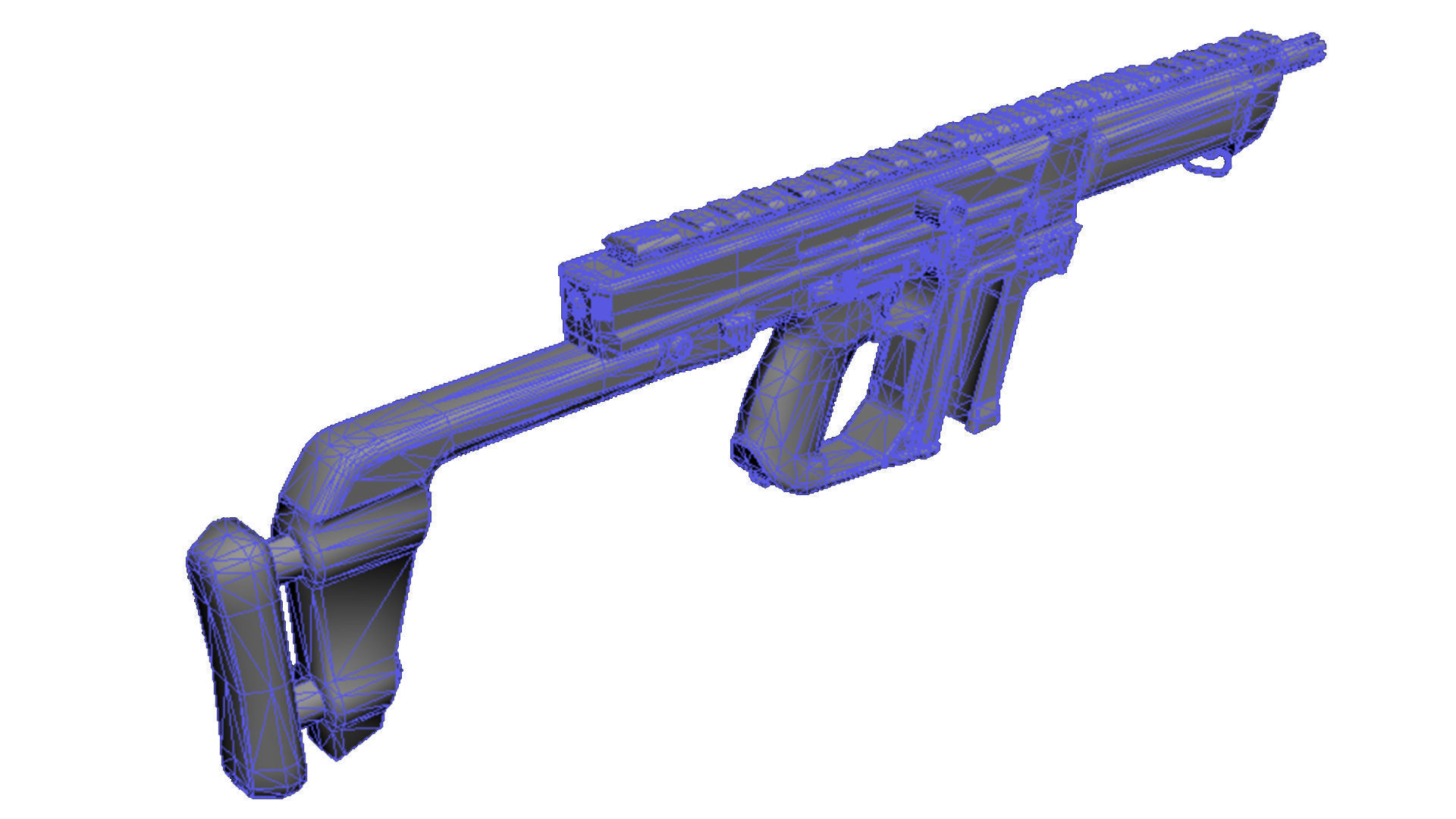 35-Blishlok-gun model 3d game ready model Low-poly 3D model Low-poly 3D model_28