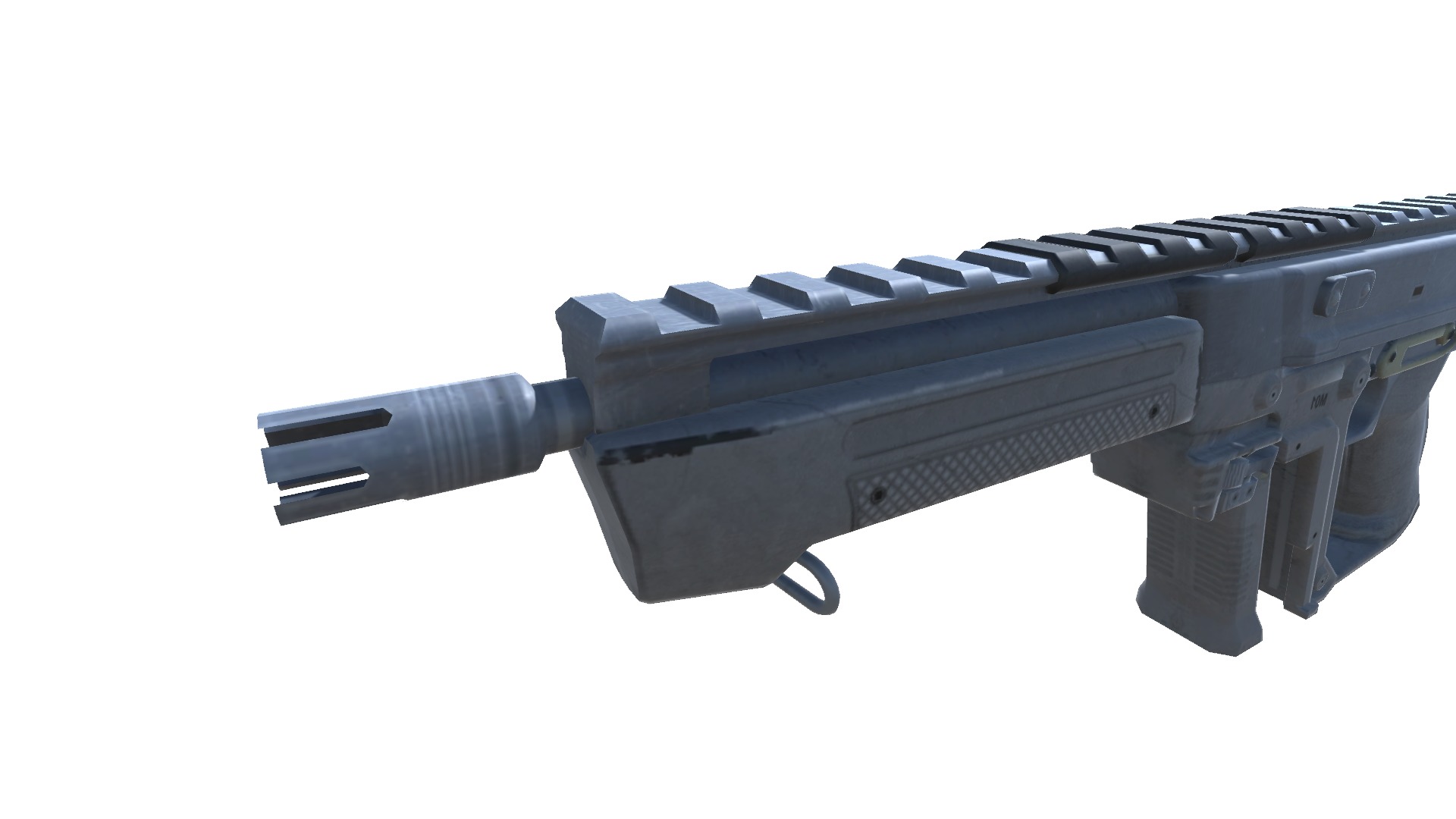 35-Blishlok-gun model 3d game ready model Low-poly 3D model Low-poly 3D model_18