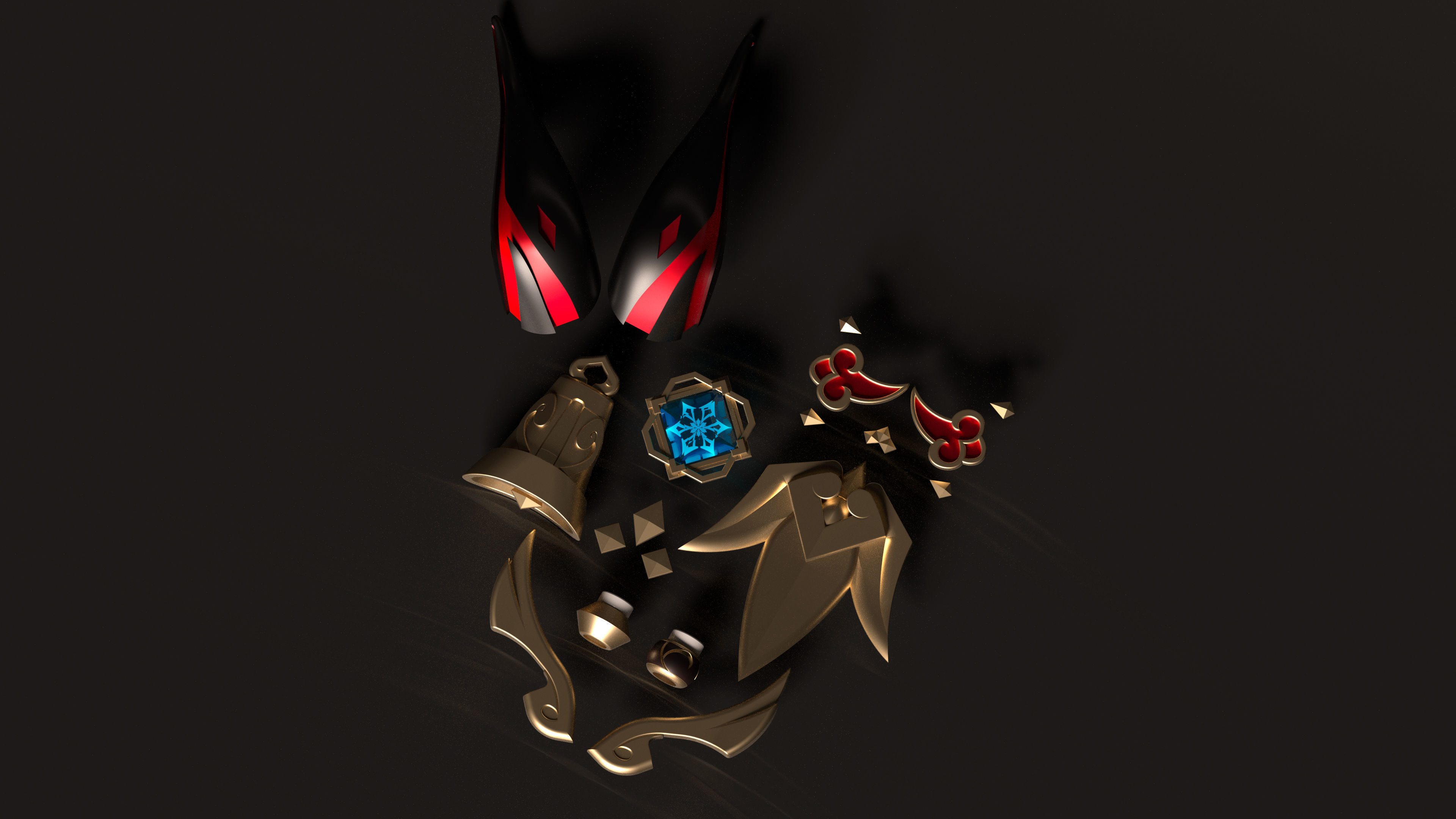 Genshin Impact - Ganyu pack 3d file stl 3D model 3D print model_5