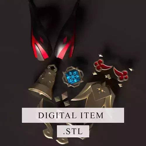 Genshin Impact - Ganyu pack 3d file stl 3D model