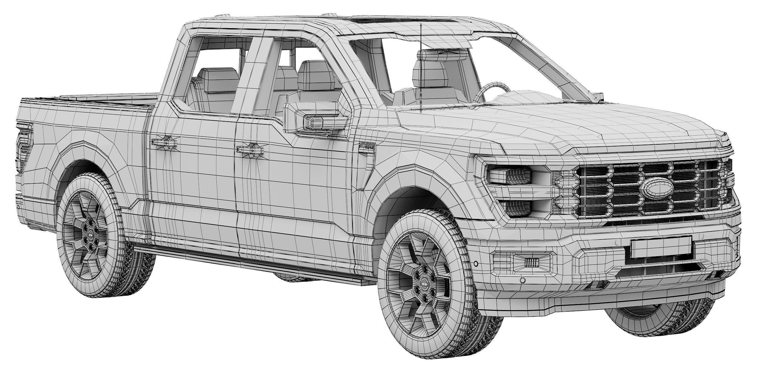 F-150 STX 2024 3D model_14