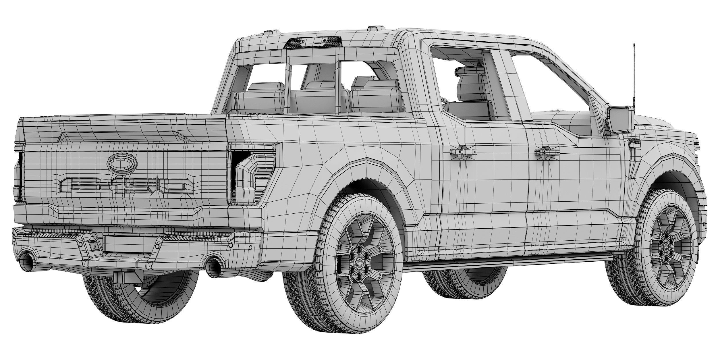 F-150 STX 2024 3D model_16
