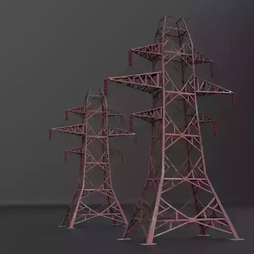High-voltage extension tower