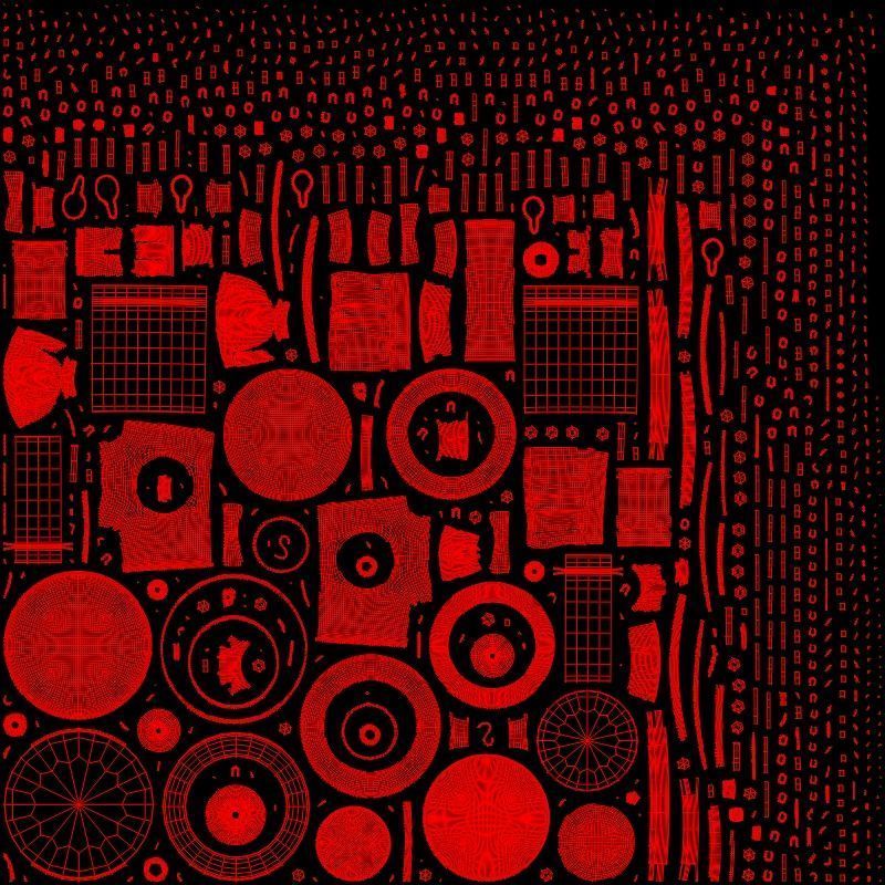 Fire hydrant Low-poly 3D model_6