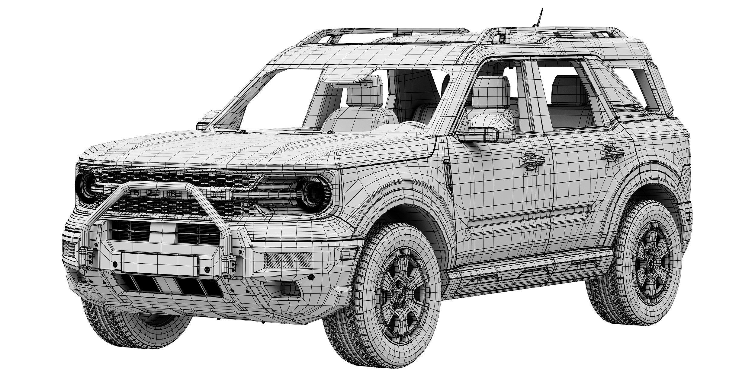 Bronco Sport 2025 3D model_13