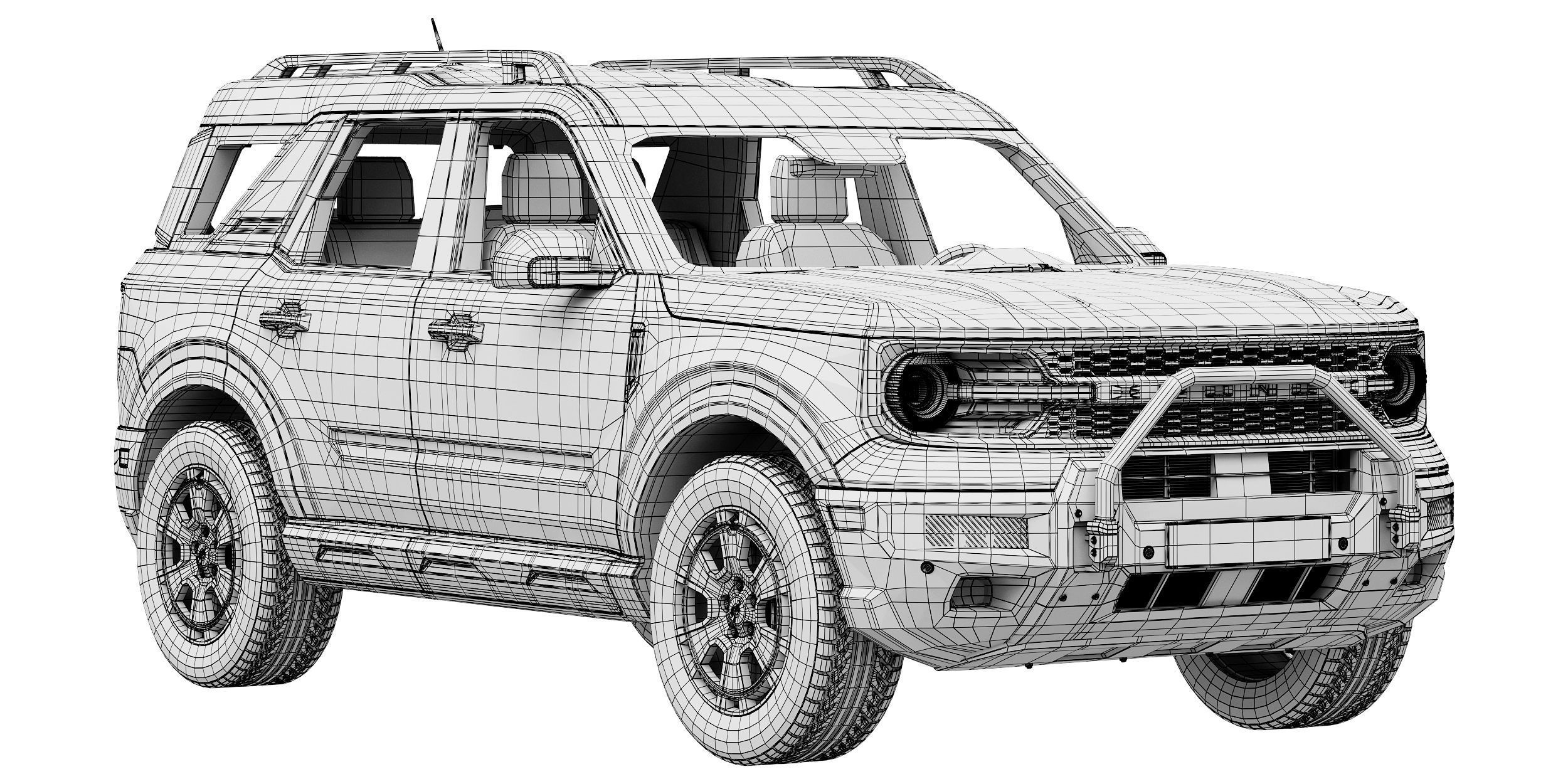 Bronco Sport 2025 3D model_14
