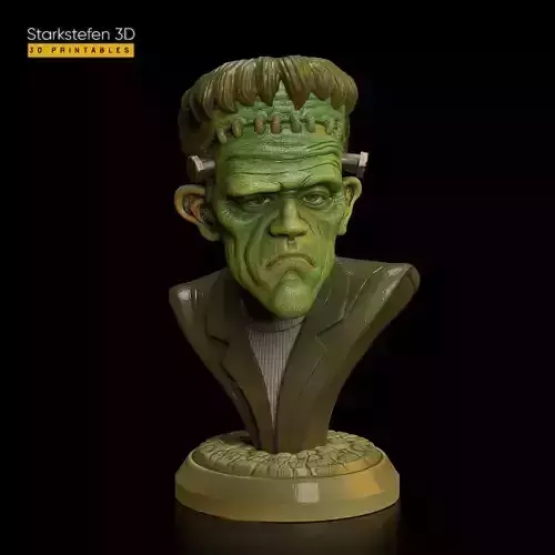 Frankensteins Monster Stylized Cartoon 3D Printable Model