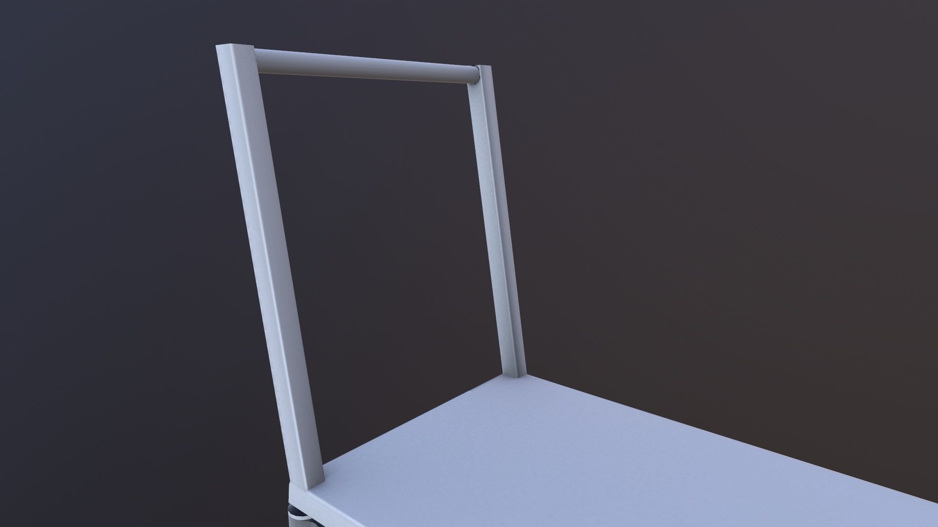 Industrial Trolley Low-poly 3D model_6