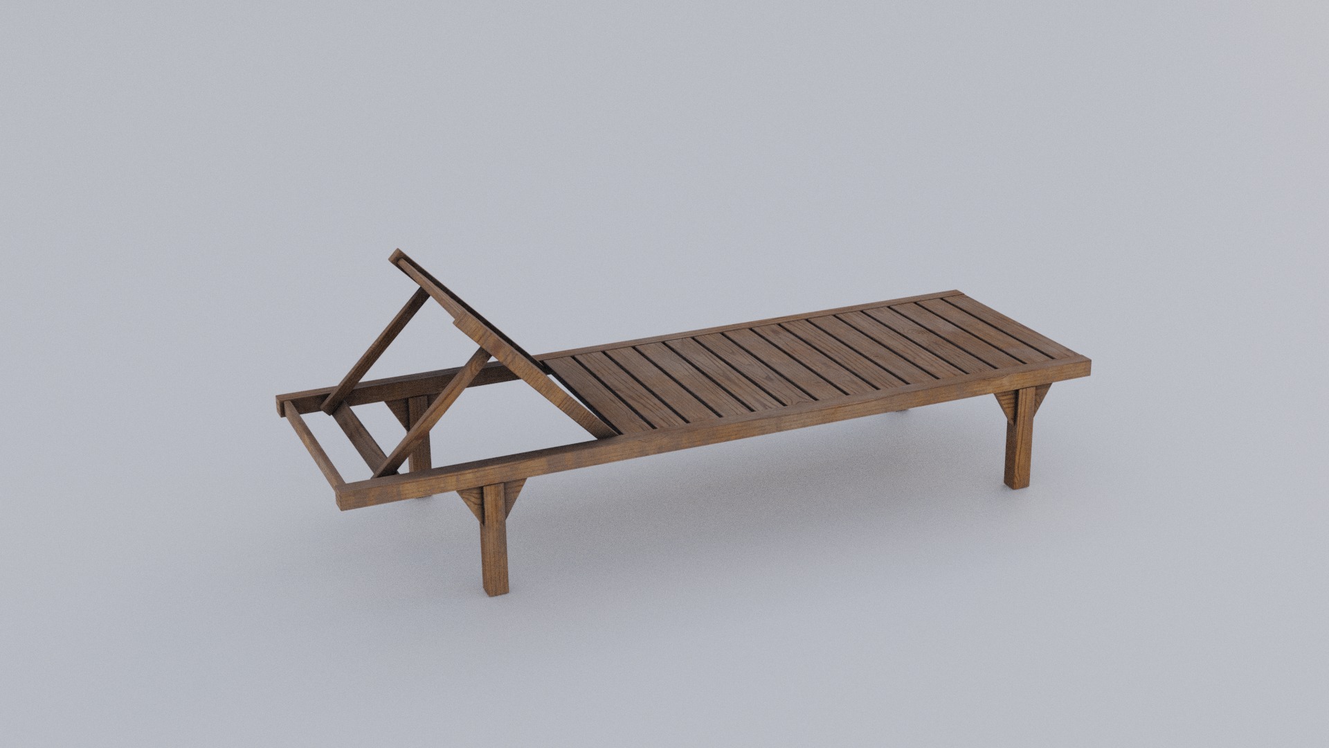 swimming pool bed Low-poly 3D model_1