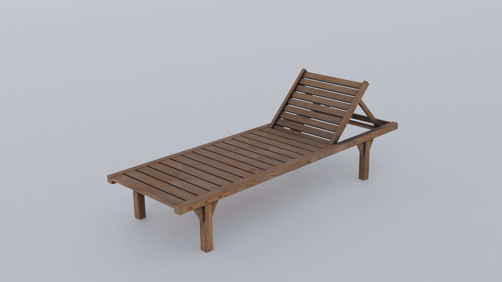 swimming pool bed Low-poly 3D model_5