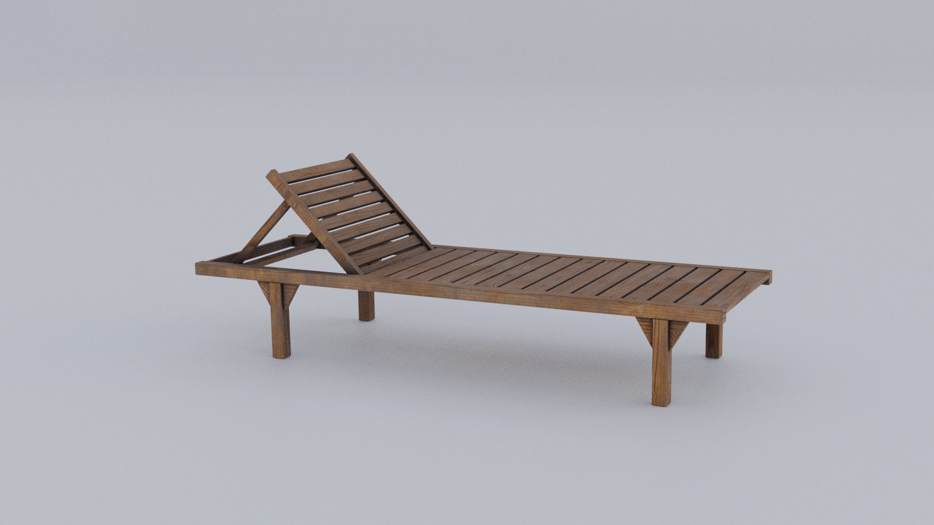 swimming pool bed Low-poly 3D model_2