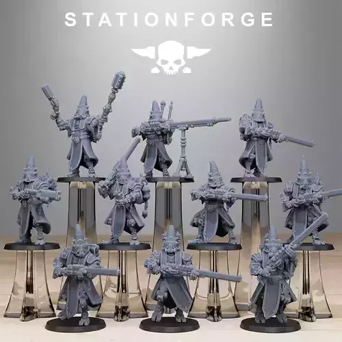 Scavenger Hooded Cultists 3D print model