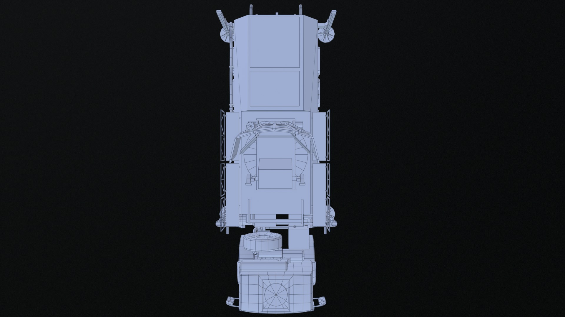 Asset - Army - Moskva 1 EW System 265 - 3D MODEL Low-poly Low-poly 3D model_15