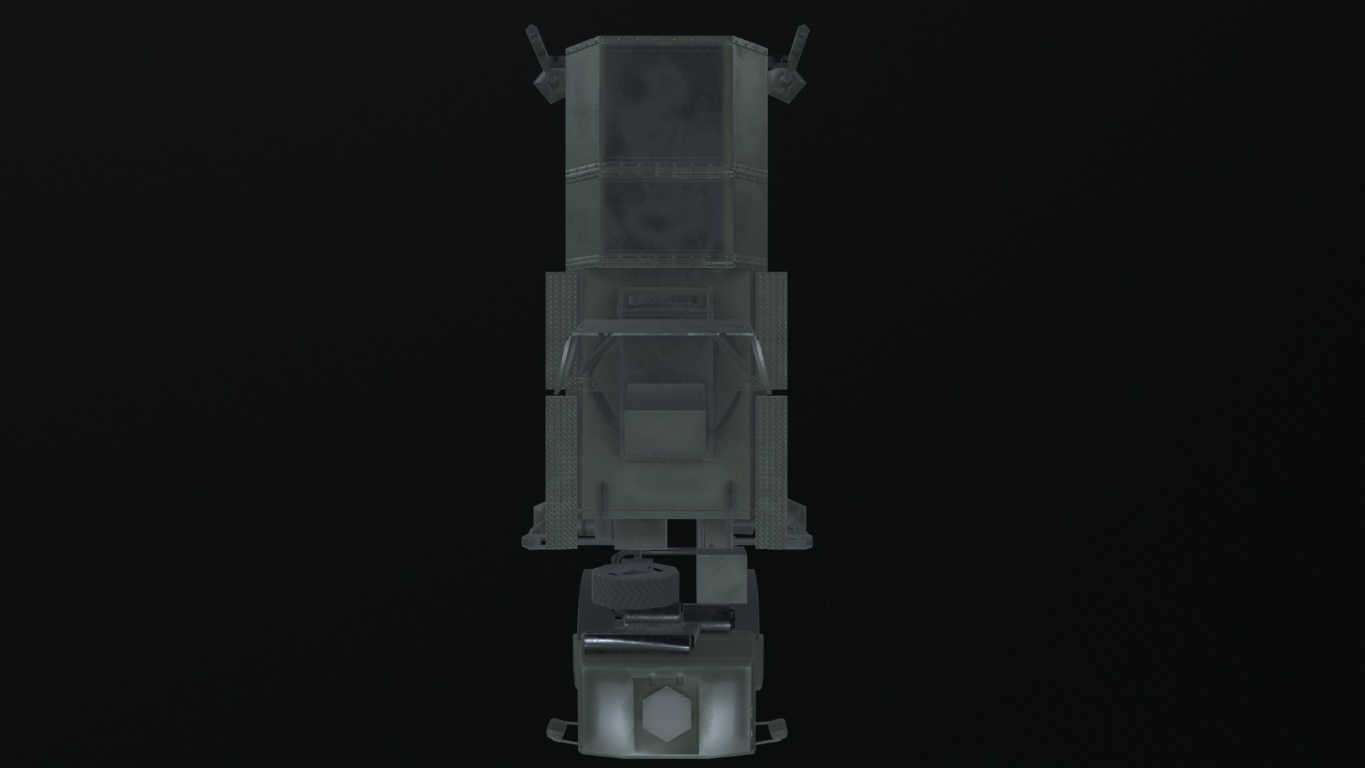 Asset - Army - Moskva 1 EW System 265 - 3D MODEL Low-poly Low-poly 3D model_30