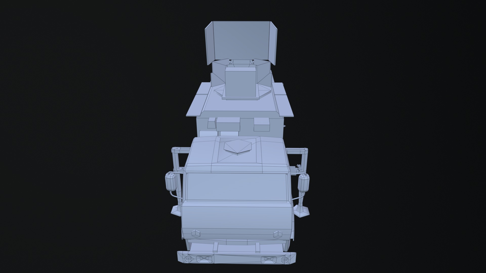 Asset - Army - Moskva 1 EW System 265 - 3D MODEL Low-poly Low-poly 3D model_32