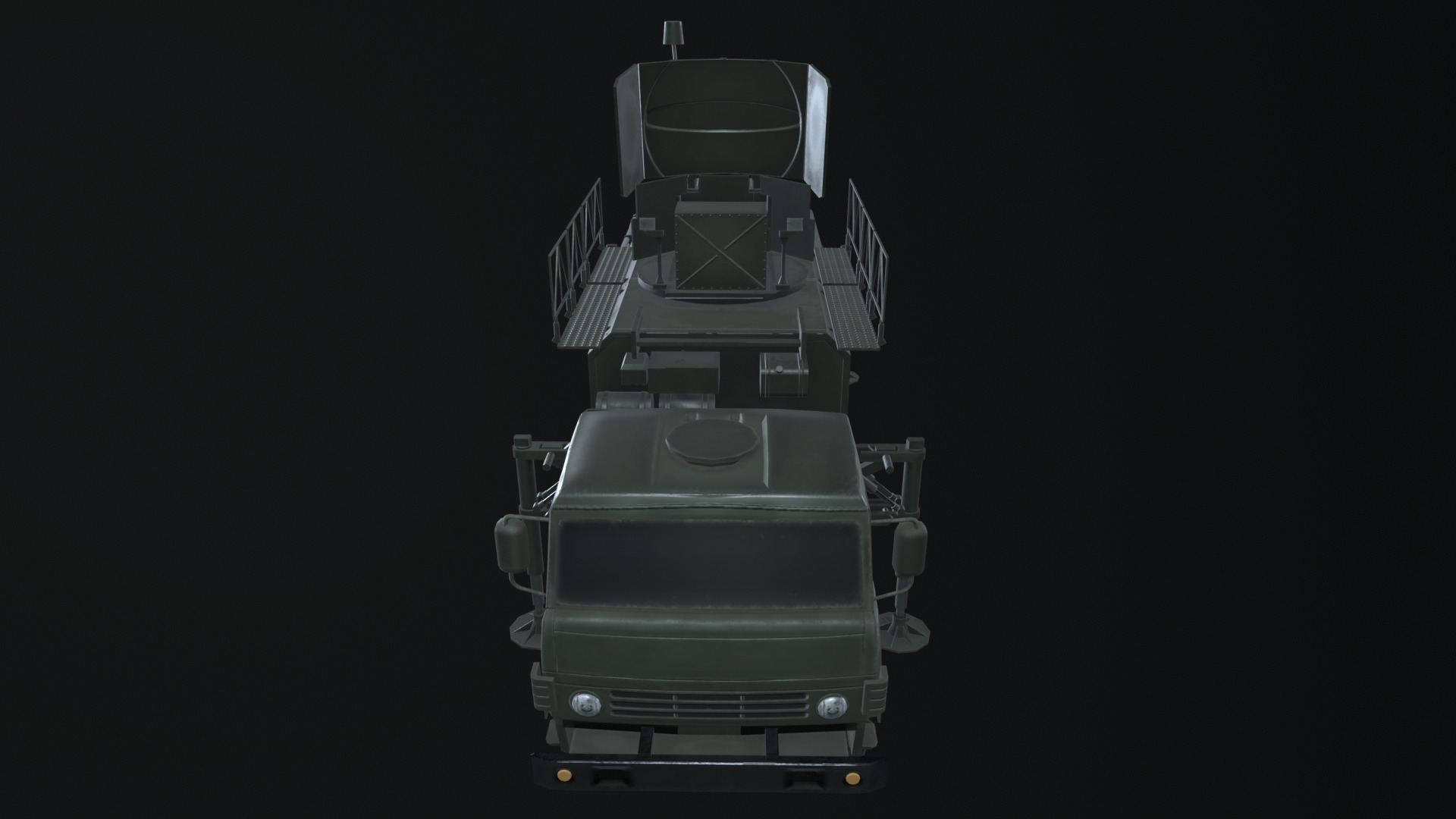 Asset - Army - Moskva 1 EW System 265 - 3D MODEL Low-poly Low-poly 3D model_7