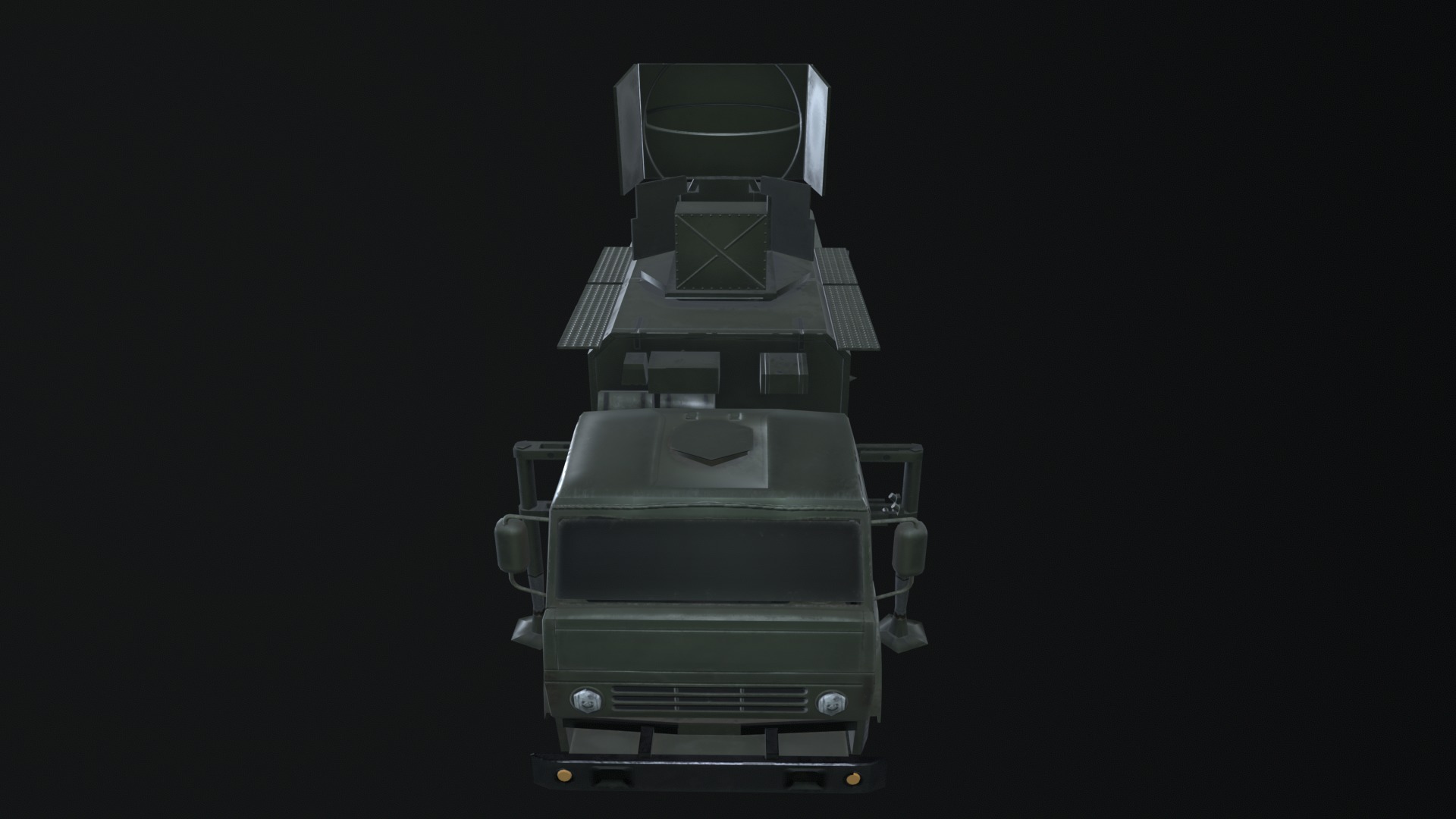 Asset - Army - Moskva 1 EW System 265 - 3D MODEL Low-poly Low-poly 3D model_27