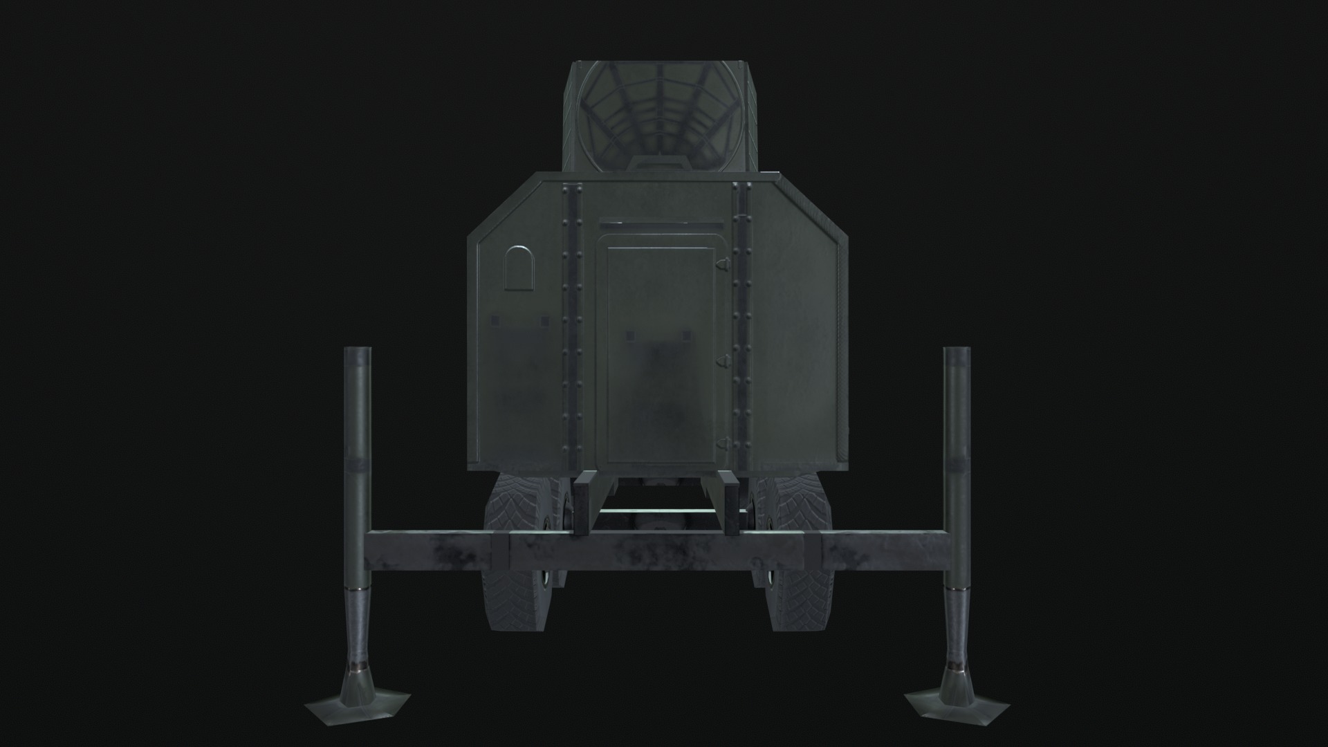 Asset - Army - Moskva 1 EW System 265 - 3D MODEL Low-poly Low-poly 3D model_39