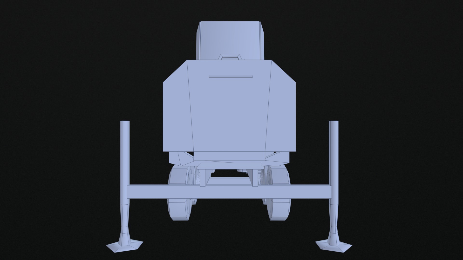 Asset - Army - Moskva 1 EW System 265 - 3D MODEL Low-poly Low-poly 3D model_34