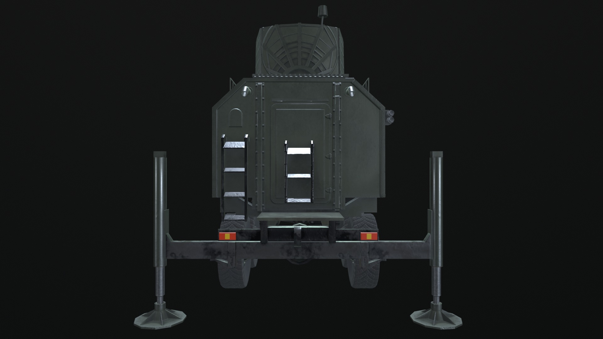 Asset - Army - Moskva 1 EW System 265 - 3D MODEL Low-poly Low-poly 3D model_9