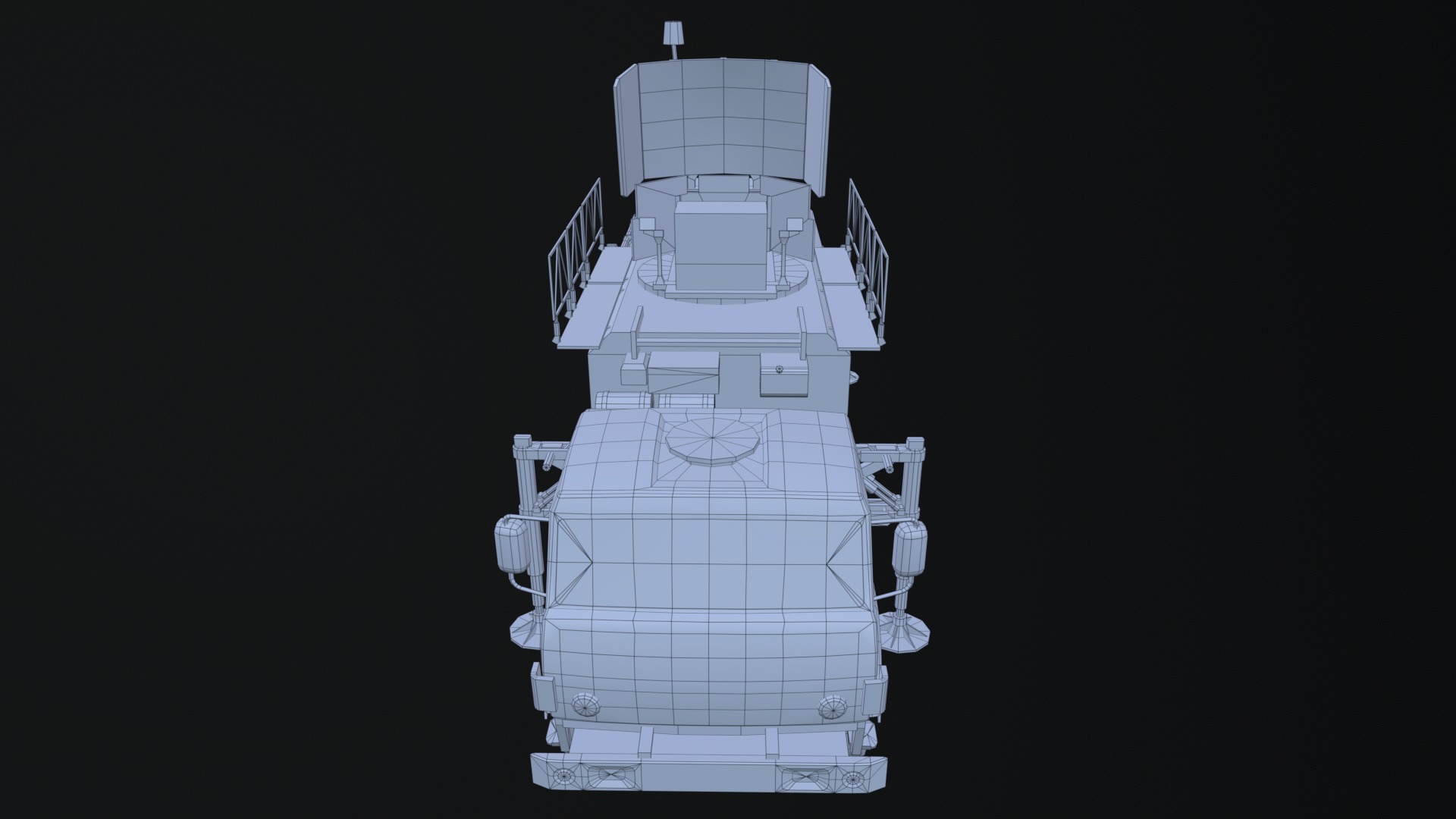 Asset - Army - Moskva 1 EW System 265 - 3D MODEL Low-poly Low-poly 3D model_12