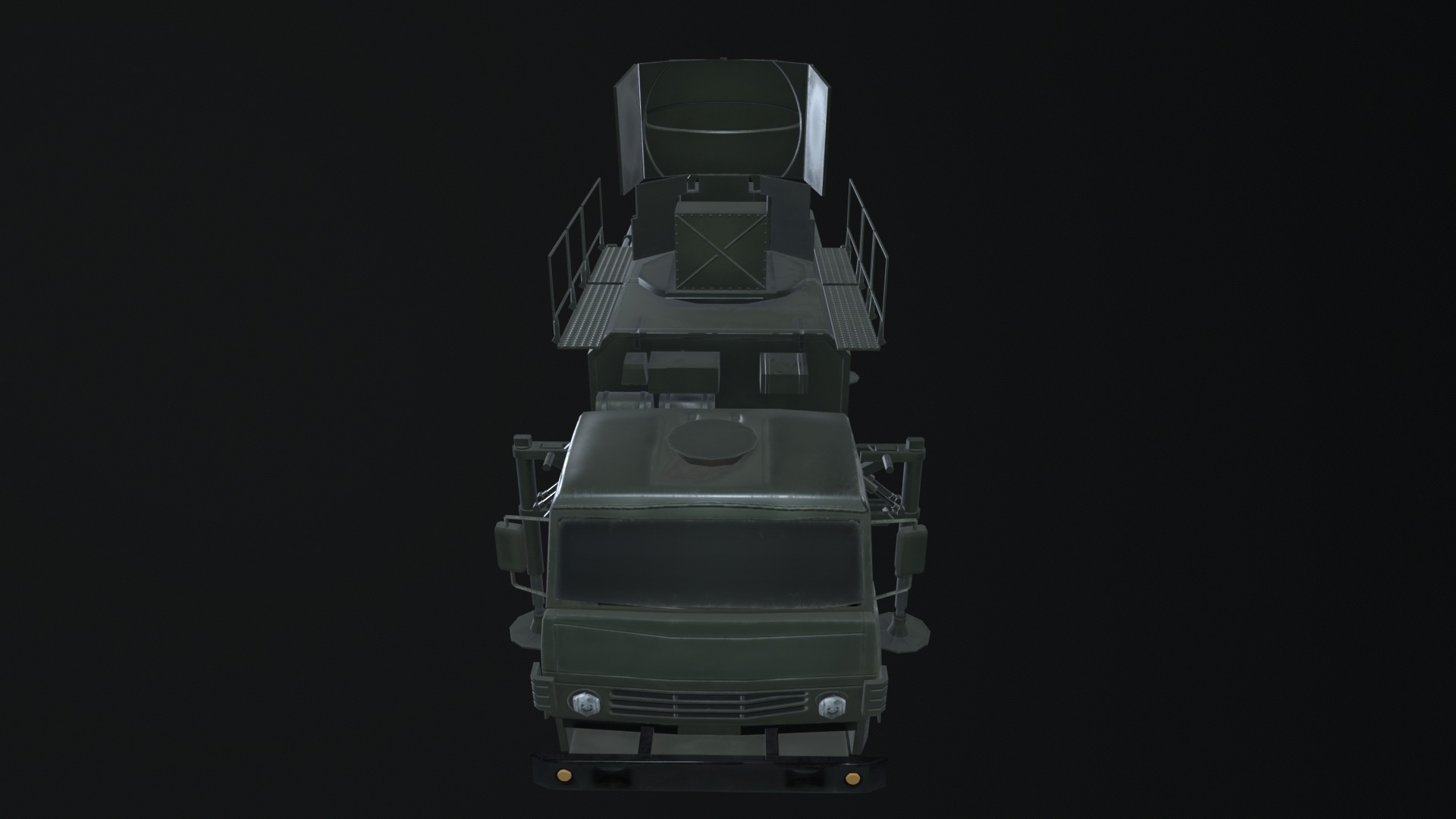 Asset - Army - Moskva 1 EW System 265 - 3D MODEL Low-poly Low-poly 3D model_17