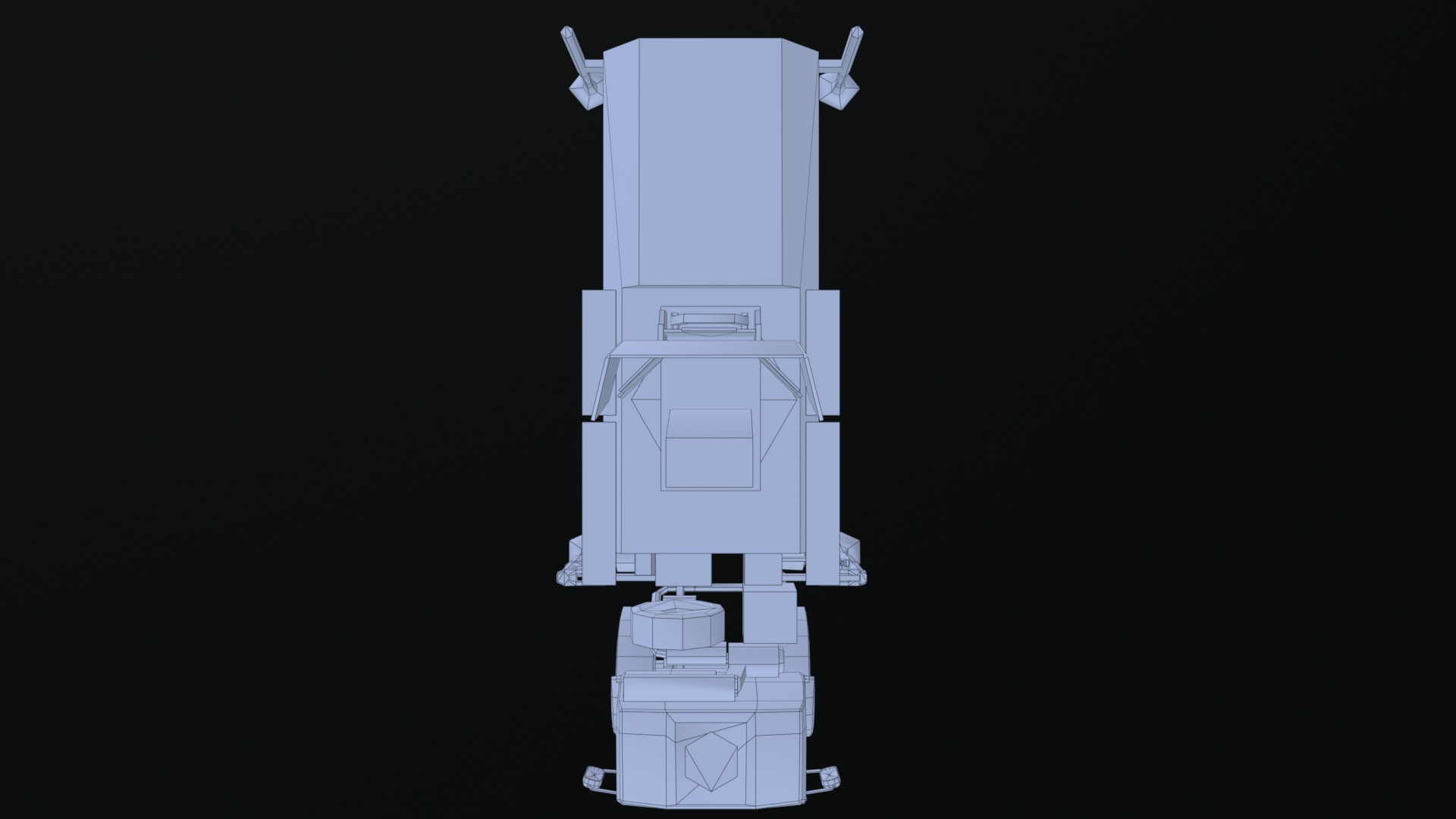 Asset - Army - Moskva 1 EW System 265 - 3D MODEL Low-poly Low-poly 3D model_35
