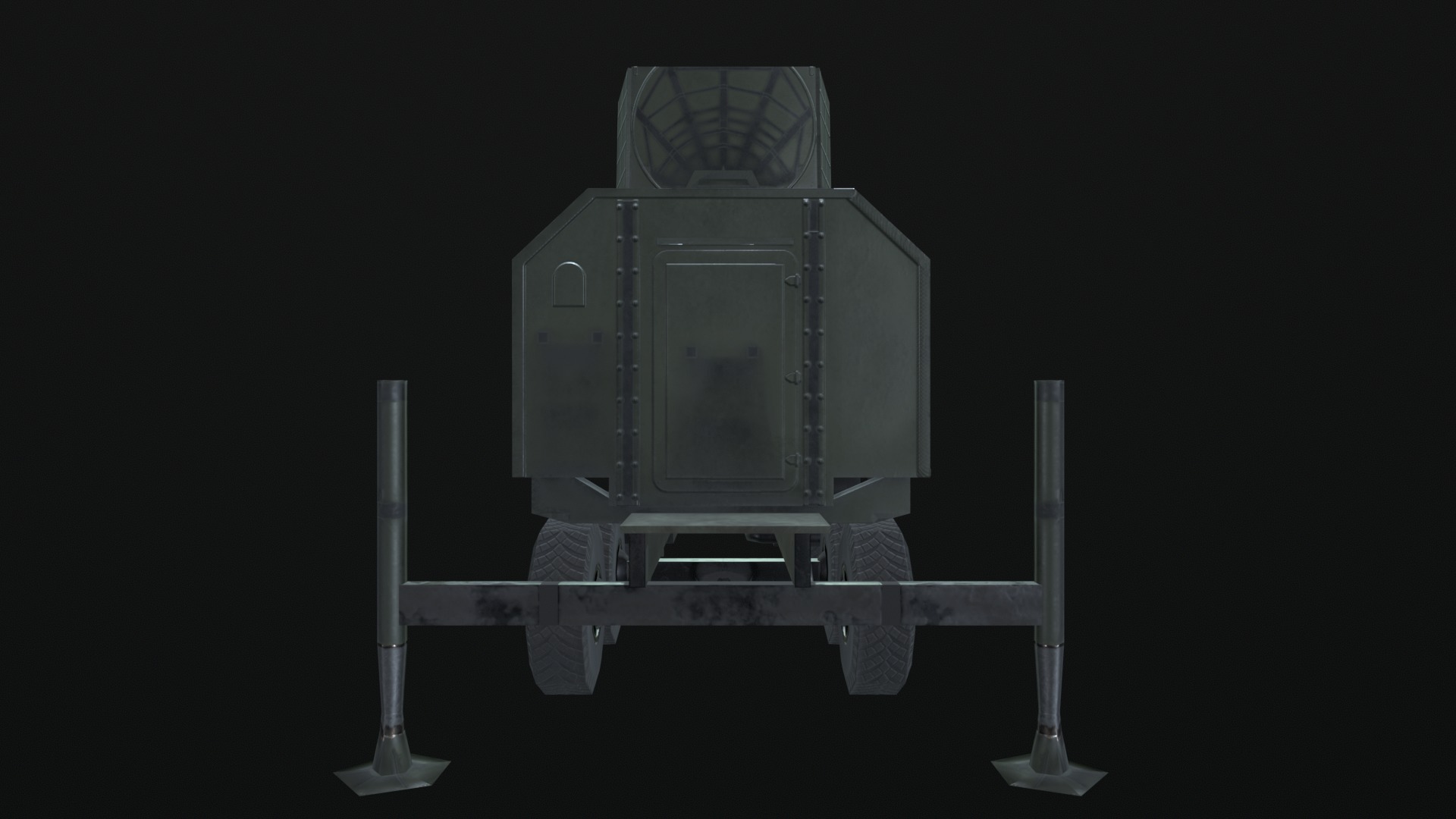 Asset - Army - Moskva 1 EW System 265 - 3D MODEL Low-poly Low-poly 3D model_29