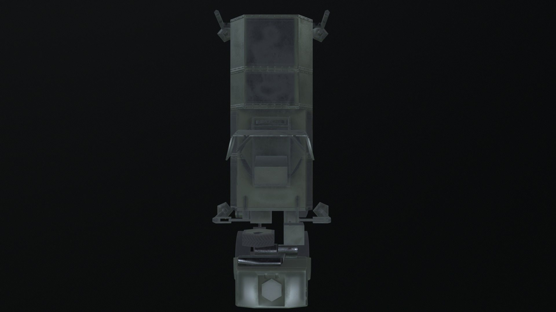 Asset - Army - Moskva 1 EW System 265 - 3D MODEL Low-poly Low-poly 3D model_40